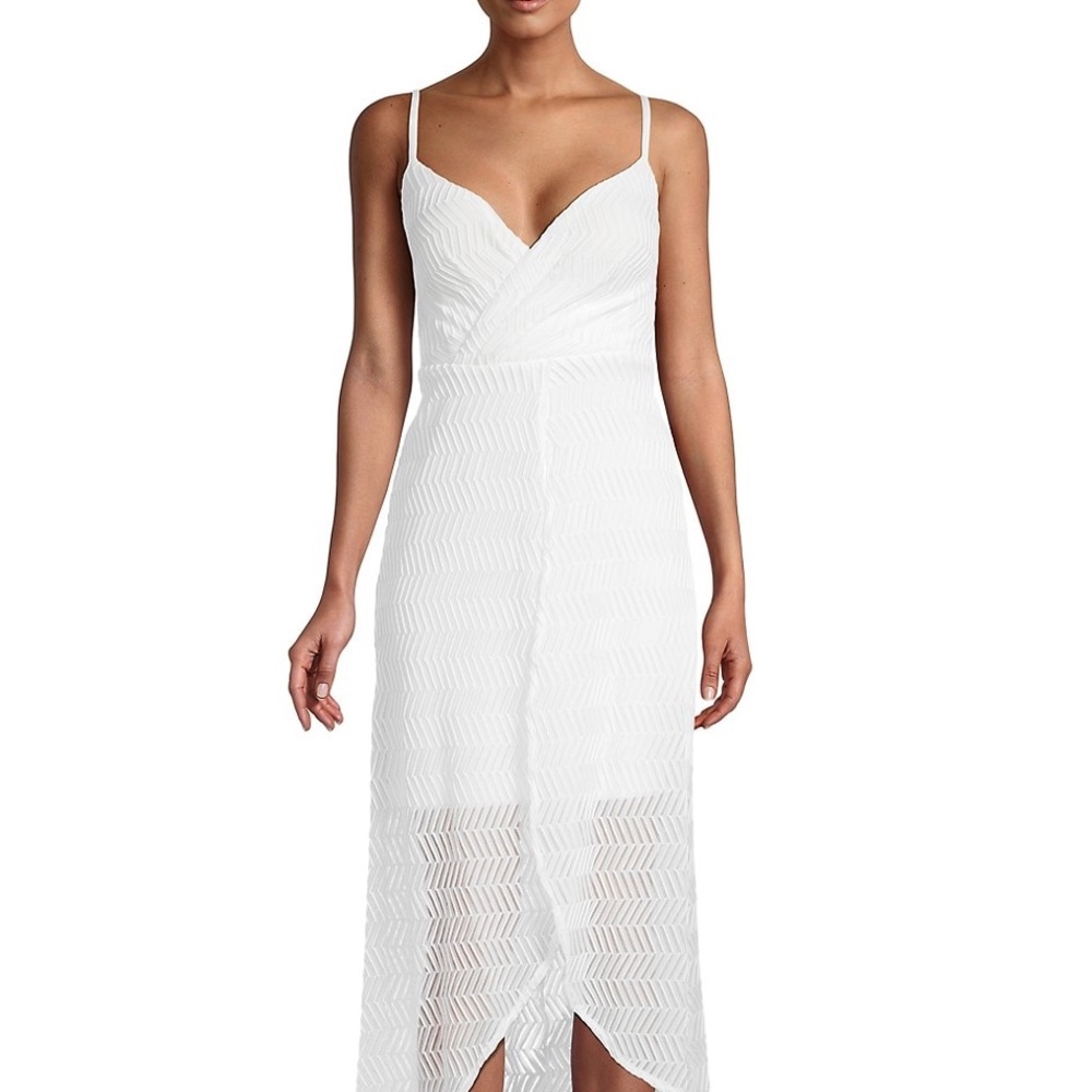 GUESS white midi dress size 10 🤍